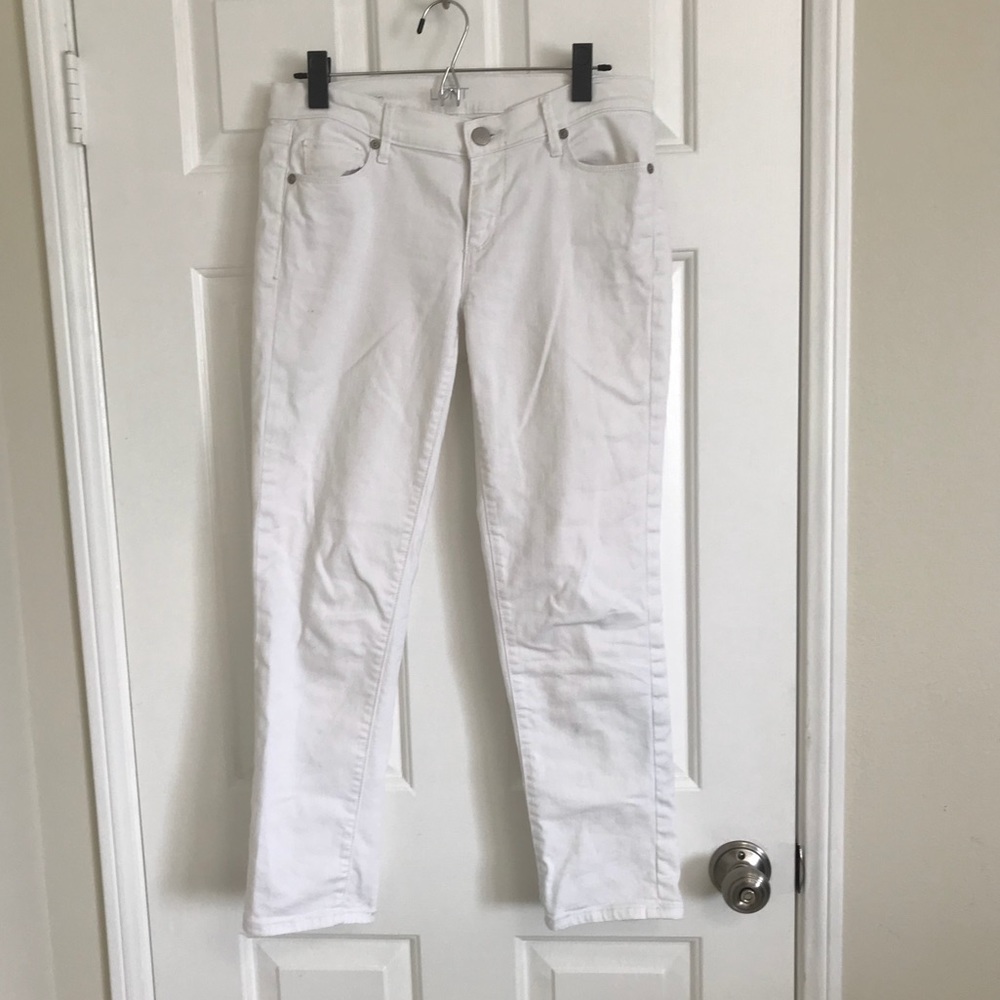 Loft White Crop jeans sz 4